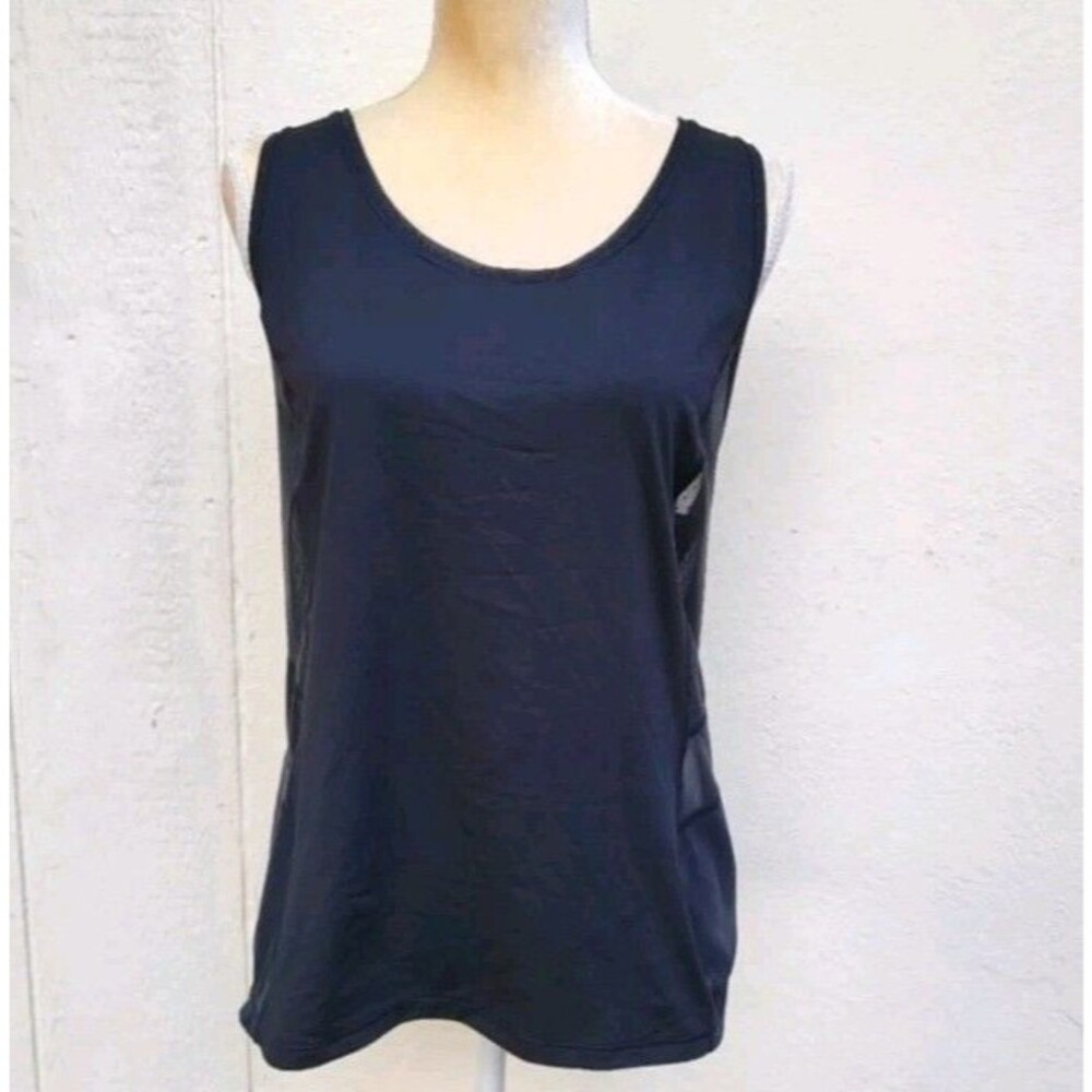 Lululemon Embodiment Tank Top Light Luxtreme Mesh Panels Black Women’s 6